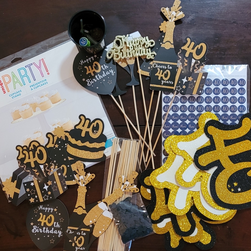 40th Birthday Decorations and Favors